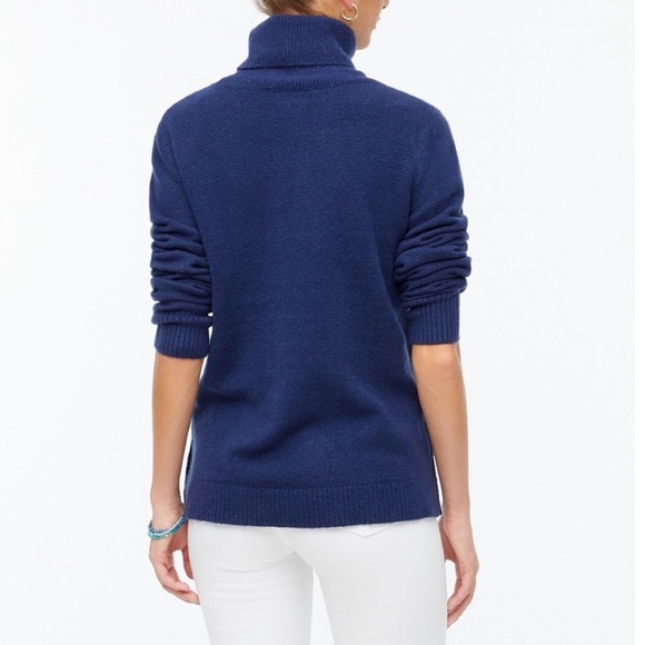 J.Crew Factory Button Turtleneck in Extra-Soft Yarn - Picture 2 of 6